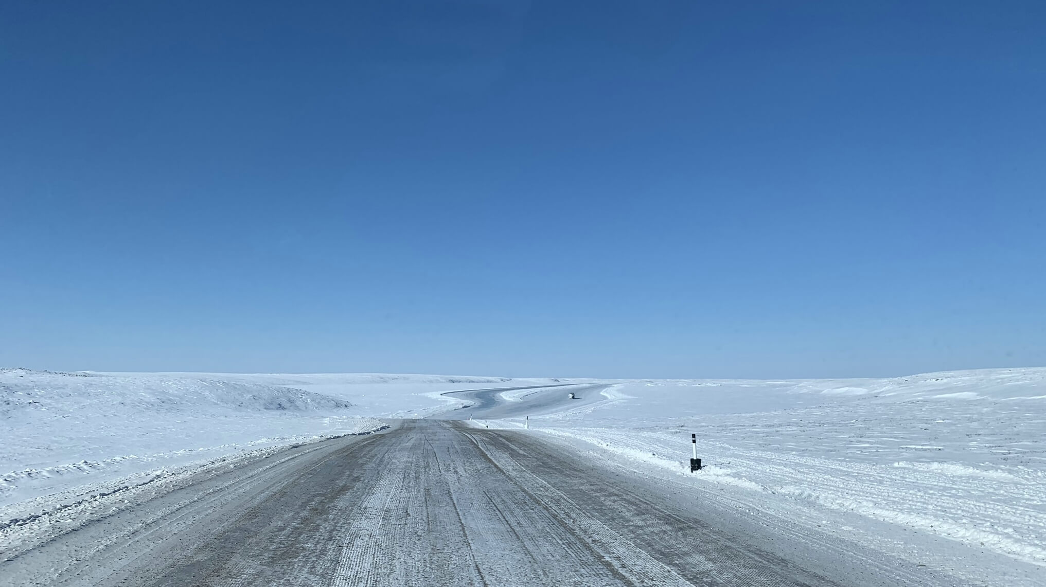 Coming off a land portage between lakes about 30 minutes from the mine.